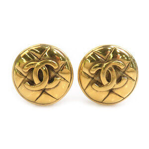 Chanel CHANEL Earrings Vintage Metal Gold Women's h32148k
